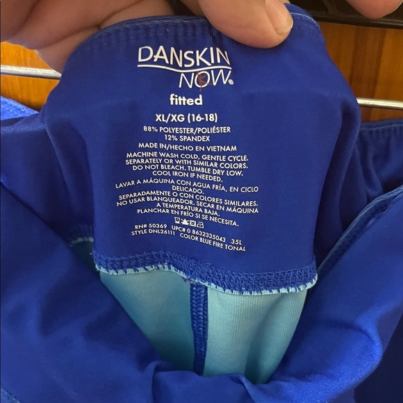 Danskin Now Blue and White Leggings - Picture 2 of 3